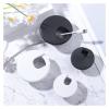 Cable Port Hole Cover Practical Desk Table Cable Fastener Wire Hole Cover Line Box Office Buckle Line Organizer Cable Clamp 35/50mm Home Fasteners Never Scratch and fray Cables (Color : Black-50mm)