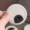 Cable Port Hole Cover 1 PCS Desk Wire Hole Cover Base Computer Gromet Table Cable Outlet Port Surface Line Box Furniture Hardware 50/53/60mm Never Scratch and fray Cables (Specification : 53mm) view 3