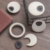 Cable Port Hole Cover 1 PCS Desk Wire Hole Cover Base Computer Gromet Table Cable Outlet Port Surface Line Box Furniture Hardware 50/53/60mm Never Scratch and fray Cables (Specification : 50mm) view 2