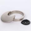 Cable Port Hole Cover 1PC Zinc Alloy Desk Wire Hole Cover Computer Tidy Grommet Table Cable Outlet Port Surface Line Box Table Cable Fastener Hardware Never Scratch and fray Cables view 3