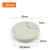 Cable Port Hole Cover 1/2/5/10pcs 35/50/53/60/80mm PC Computer Desk Plastic Grommet Table Cable Tidy Wire Hole Cover Cap Plug Never Scratch and fray Cables (Color : Gray 80mm, Number of Pcs : 2pcs) view 2