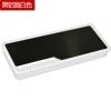 Cable Port Hole Cover Alloy Desk Cable Grommet Rectangular Threading Box with Wire Clip Holder Table Outlet Line Hole Cover Office Furniture Hardware Never Scratch and fray Cables (Color : B) view 2
