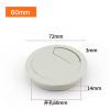 Cable Port Hole Cover 1/2/5/10pcs 35/50/53/60/80mm PC Computer Desk Plastic Grommet Table Cable Tidy Wire Hole Cover Cap Plug Never Scratch and fray Cables (Color : Gray 60mm, Number of Pcs : 1pcs) view 2