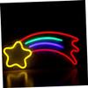 Beaupretty 1pc Desktop Rainbow Shape Bedroom Bedside Lights Dimmable Decorative Party Atmosphere Lamp view 4