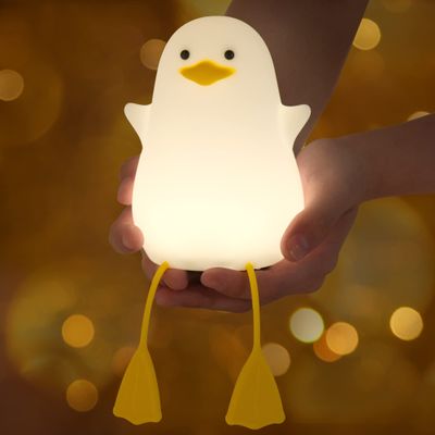 Anywin Duck Night Light, Cute Ducks Gifts, Squishy Silicone Animal Night Lamp for Nursery Bedside with Dimmer & Rechargeable, Gifts for Birthday Holiday Valentine's Day Mothers' Day