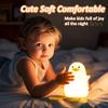 Anywin Duck Night Light, Cute Ducks Gifts, Squishy Silicone Animal Night Lamp for Nursery Bedside with Dimmer & Rechargeable, Gifts for Birthday Holiday Valentine's Day Mothers' Day view 3