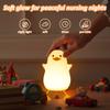 Anywin Duck Night Light, Cute Ducks Gifts, Squishy Silicone Animal Night Lamp for Nursery Bedside with Dimmer & Rechargeable, Gifts for Birthday Holiday Valentine's Day Mothers' Day view 4