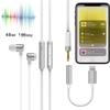Lightning to 3.5mm Headphone Jack Adapter, Apple MFi Certified Digital Hi-Fi Audio Earphone Connector for iPhone 12/12 Pro Max 11 Pro/XS/XR/X/8 7 SE, iPad Pro Mini, Support iOS 10~14.4 and Later view 3