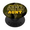 Proud To Be An Army National Guard Aunt Camo Military Auntie PopSockets Swappable PopGrip view 1