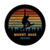 Mount Rose Tahoe Nevada Vintage Sun Snowboarding Snowboarder PopSockets Standard PopGrip view 3