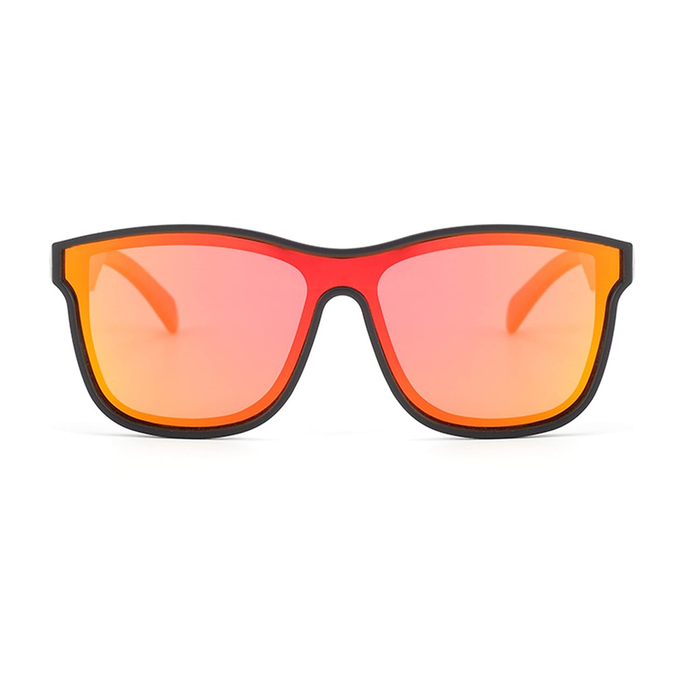 Meagtlva Smart Glasses for Men,Bluetooth Glasses with Voice Assistant,Bluetooth Sunglasses for All Smart Bluetooth Devices (Red Sunlens)