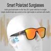 Meagtlva Smart Glasses for Men,Bluetooth Glasses with Voice Assistant,Bluetooth Sunglasses for All Smart Bluetooth Devices (Red Sunlens) view 2