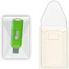 StoreSMART - USB Flash Drive Holders- Peel & Stick Strip & Resealable Flap - 6-Pack - TL10252-6 view 1