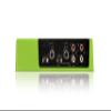 4-Channel Vehicle Audio Bass Amplifier - 200 WRMS High-Powered Mono Bass Amplifier w/Subsonic Filter and Low Pass Filter Stable at 1 ohm, LED Indicators, Sound Specialization - BANDA BEAT800.41GREEN view 3