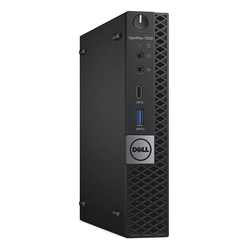 Dell Optiplex 7050 Micro Business Desktop i7-6700T UP to 3.60GHz 16GB DDR4 New 1TB NVMe M.2 SSD Wireless Keyboard Mouse WiFi BT HDMI Duel Monitor Support Windows 11 Pro (Renewed)