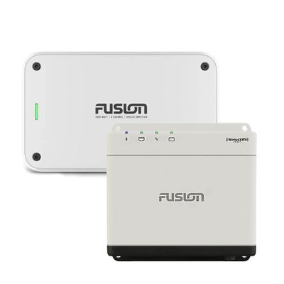 Fusion MS-WB670 Apollo Marine Entertainment System with Fusion MS-AP61800 Apollo 6 Channel Marine Amplifier