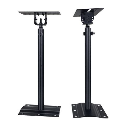 OUMIFA Speaker Mounts Speaker Wall Bracket Stage Speaker Lengthened Thickened Ceiling Speaker Bracket Adjustable Rotation 180 Speaker Bracket Black Wall Bracket Holder (Color : B)