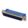 Heyiarbeit 37-pin 2-Row IDC D-Sub Ribbon Cable Connector 63.5mm Male Socket IDC Crimp Port Terminal Breakout for Flat Ribbon Cable Blue 5pcs view 2