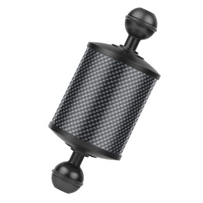 FEICHAO Upgraded Diving Floating Arm D60mm 1inch Double Ball Head Buoyancy Underwater Anti-Leakage Anti-Falling Compression-Resistant (5inch,Black)