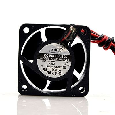 ADDA AD0424HB-C50 4020 24V 0.09A 4CM 404020mm Cooling Fan