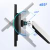 Monitor Mount Single Monitor Desk Mount Long Arm Monitor Stand Mount with Gas Spring Wall Mounted Height-Adjustable VESA Mount for 15 - 27 Inch Screen Monitor Desk Mount view 4