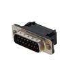 Heyiarbeit 15-pin 2-Row IDC D-Sub Ribbon Cable Connector 33.3mm Male Socket IDC Crimp Port Terminal Breakout for Flat Ribbon Cable Black 10pcs view 2