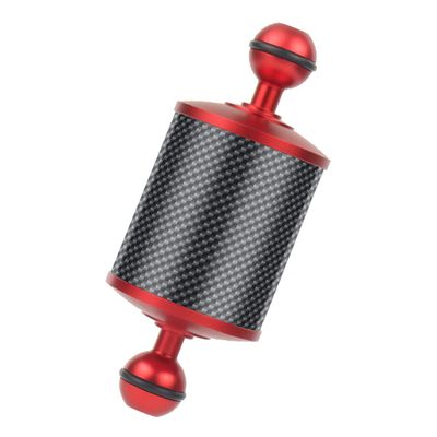FEICHAO Upgraded Diving Floating Arm D60mm 1inch Double Ball Head Buoyancy Underwater Anti-Leakage Anti-Falling Compression-Resistant (5inch,Red)