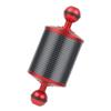 FEICHAO Upgraded Diving Floating Arm D60mm 1inch Double Ball Head Buoyancy Underwater Anti-Leakage Anti-Falling Compression-Resistant (5inch,Red) view 1