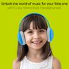 Coby Wired Kids Headphones, Over-Ear Headphones with 3.5-Millimeter Jack and Soft Cushions for School, Learning, and Travel, 85 dB Volume Limit, Built-in Microphone, Adjustable Headband, Blue view 3