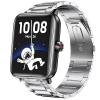 Lamshaw GT01 Smartwatch Band, Stainless Steel Metal Replacement Straps Compatible for Dirrelo GT01 / LETSCOM GT01 1.55" / Hamile Smart Watch/Fitpolo GT01 Smart Watch (Silver) view 1