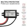 PlusRoc Waterproof 12V/24V to 5V Converter DC-DC Step Down Module Power Adapter Compatible with Ring Keypad, Cellphone, Car (Micro USB Connector) view 3