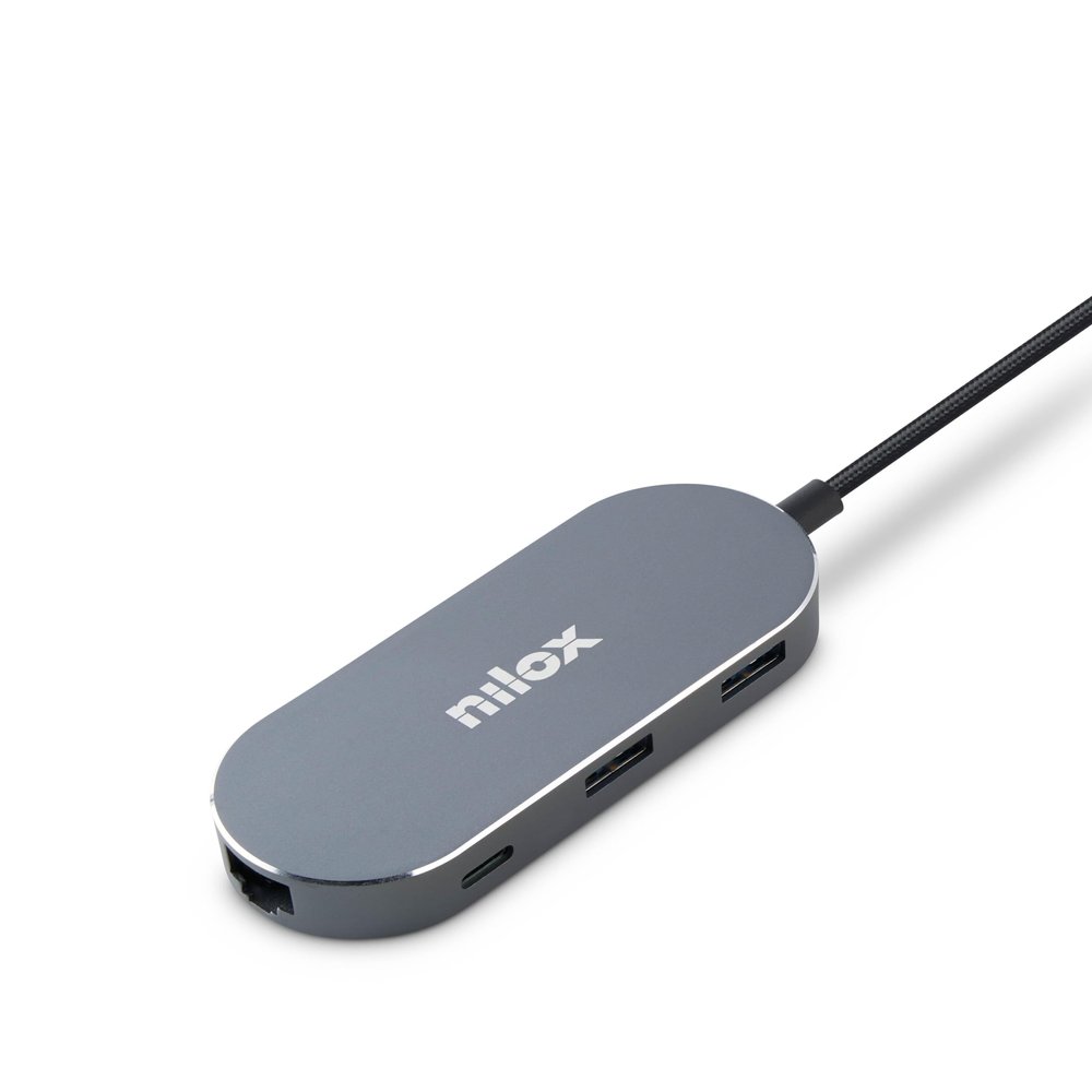 NILOX USB-HDMI Mini Dock, 3 USB 3.0 ETHERNET