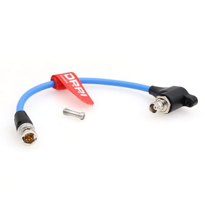 12G SDI Protector Cable Galvanic-Isolators BNC Male to Right Angle BNC Female for ARRI Mini,RED Komodo (Blue)