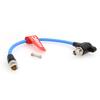 12G SDI Protector Cable Galvanic-Isolators BNC Male to Right Angle BNC Female for ARRI Mini,RED Komodo (Blue) view 1