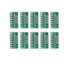 10pcs Adapter Board 1.27mm 2.0mm 2.54mm 8-Pin Three Rows of 24 Holes for Wireless Module Adapter view 1