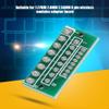 10pcs Adapter Board 1.27mm 2.0mm 2.54mm 8-Pin Three Rows of 24 Holes for Wireless Module Adapter view 2