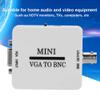 VGA to BNC Adapter, Mini HD VGA to BNC Converter 1920 X 1080 Resolution USB Video Converter for HDTV Monitors TVs Computers view 3