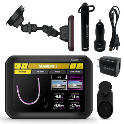 Wearable4U Garmin Catalyst, Driving Performance Optimizer for Motorsports and High Performance Driving, 6.95 inch with Pro Power Pack Bundle