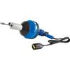 Global Industrial Electric Auto-Feed Handheld Drain Cleaner For 3/4"-3"ID, 5/16"x25' Cable view 3