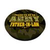 Proud To Be An Army Father-In-Law Camo Pride Military Dad PopSockets Swappable PopGrip view 2