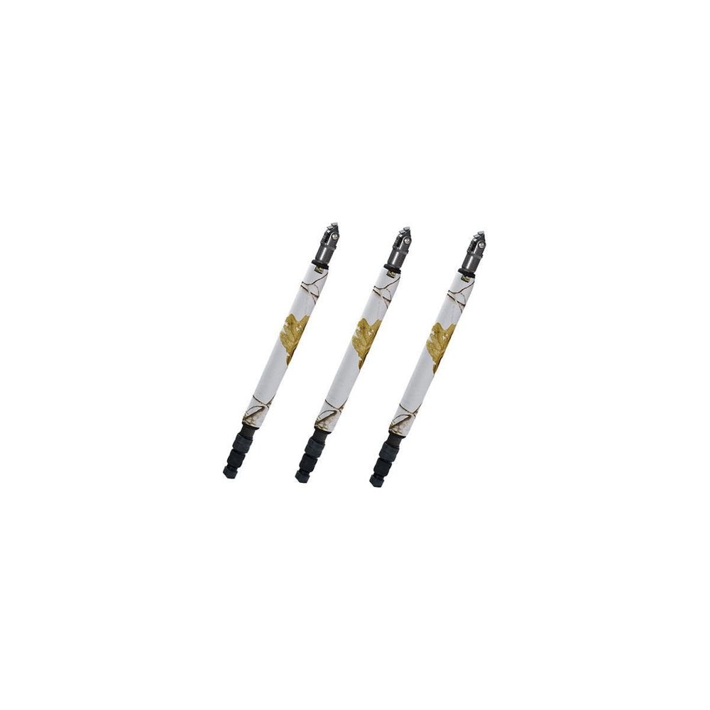 LENSCOAT LegCoat Wraps (set of 3) for Gitzo Series 4 & 5 Tripods or Others with Upper Leg 37-43.2mm Diameter - Realtree AP Snow, 14.75"