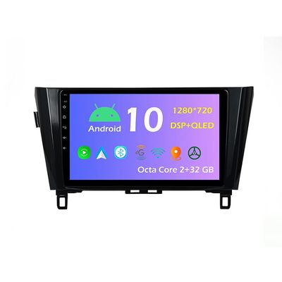 10.1'' Android 10.0 Car Radio Stereo Fit for Nissan Qashqai X-Trail 2014~2017 Head Unit GPS Navigation Carplay 4G WiFi Bluetooth