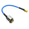 Multi-purpose SMA Male to UHF Male PL-259 Connector RG405 .086" RG-405 Semi Flexible Coaxial Cable 50ohm Blue (Color : 100cm) view 1