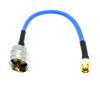 Multi-purpose SMA Male to UHF Male PL-259 Connector RG405 .086" RG-405 Semi Flexible Coaxial Cable 50ohm Blue (Color : 100cm) view 2