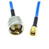 Multi-purpose SMA Male to UHF Male PL-259 Connector RG405 .086" RG-405 Semi Flexible Coaxial Cable 50ohm Blue (Color : 100cm) view 3