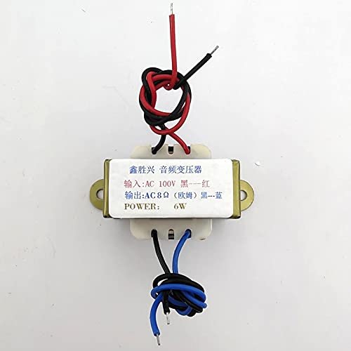 6-30W Sound Column Public Broadcasting Constant Pressure Wall-Mounted Speaker Ceiling Speaker 100V to 8 Audio line Transformer (Color : 6W)