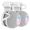 CUHIOY Wall Mount for HomePod Mini, Built-in Cord Management Speaker Stand for Outlet Home Pod, Space-Saving Smart Plug Holder for Homepod, Safe Stable Speaker Accessories(White, 2 Pack) view 1