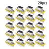 Heyiarbeit 9-pin 2-Row DB9 VGA Gender Changer Male to Male Mini Gender Changer Coupler Adapter Connector for Serial Applications Blue 20pcs view 3