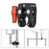 Andoer Super Clamp Crab Pliers Clip with 1/4 inch & 3/8 Inch Screw Hole view 2