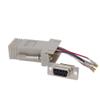 Heyiarbeit 9-pin 2-Row DB9 VGA Gender Changer Female to RJ45 Mini Gender Changer Coupler Adapter Connector for Serial Applications Beige 1pcs view 2